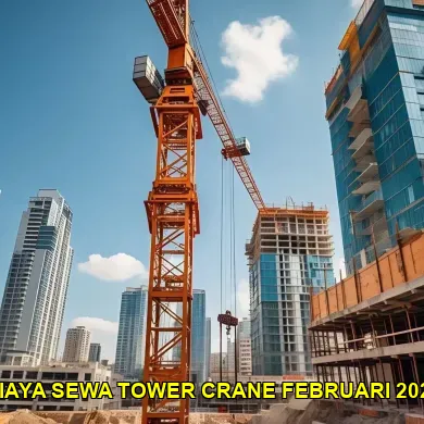 biaya sewa tower crane februari 2025